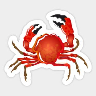 Red Crab Sticker